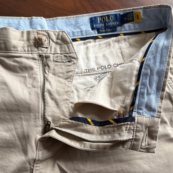 RALPH LAUREN POLO - the polo chino classic fit 9 inch - size 34 - Picture 3 of 6